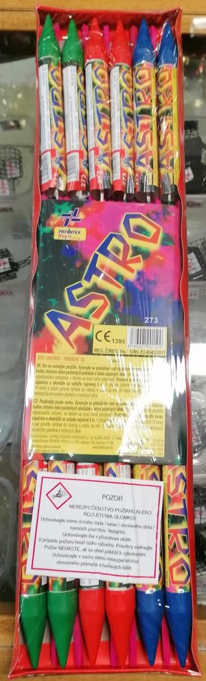 Sada rakiet Trident 12 ks balenie