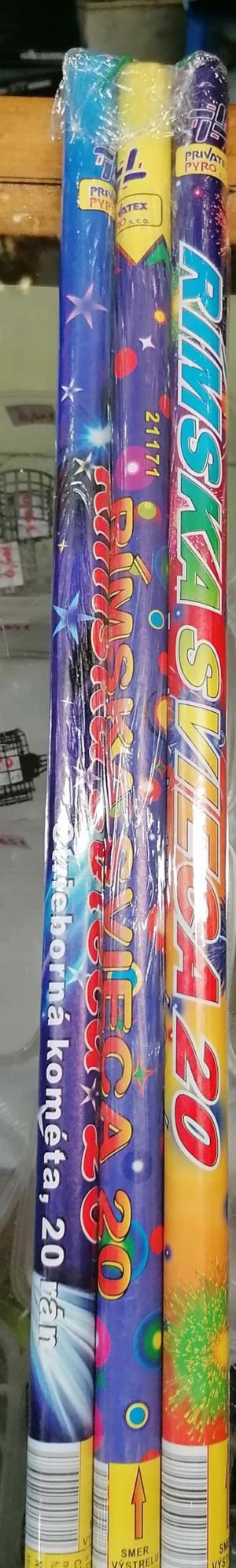 Rímska svieca 20 rán balenie 3ks